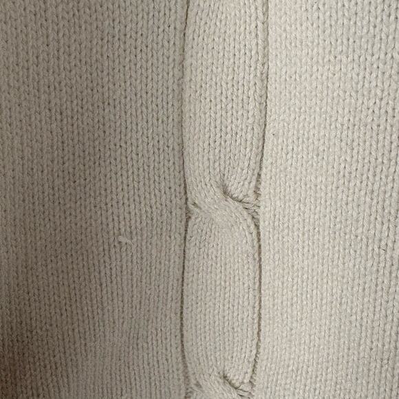 U.S. Polo Assn. Men’s White Knitted Quarter Zip Long Sleeve Size 2XL Preppy - Picture 6 of 8